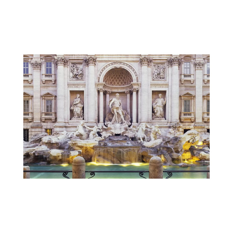Fontaine de Trevi, Rome, Italie, giclée sur toile tendue avec châssis, H 12 po x l 18 po