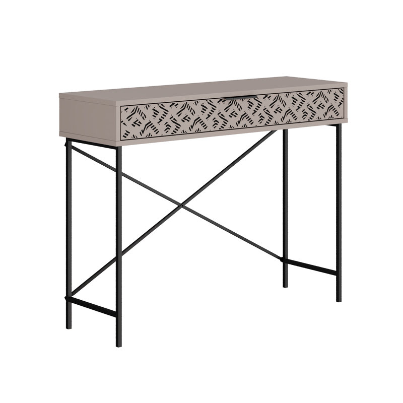 Adaleen 110cm Console Table, Light Mocha