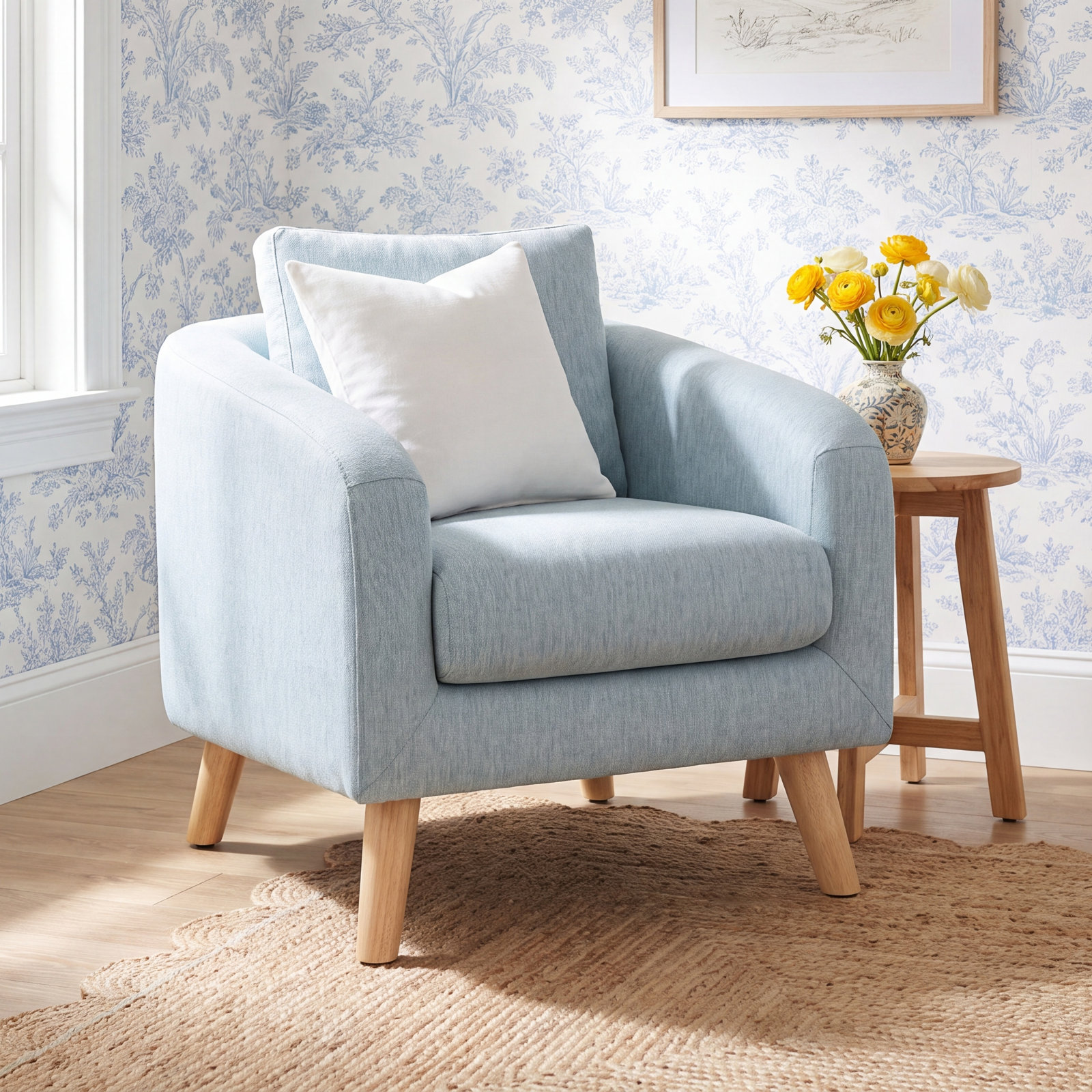 Nina Kids Chair, Blue