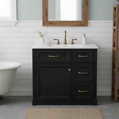 Meuble-lavabo 36 po avec lavabo et rangement