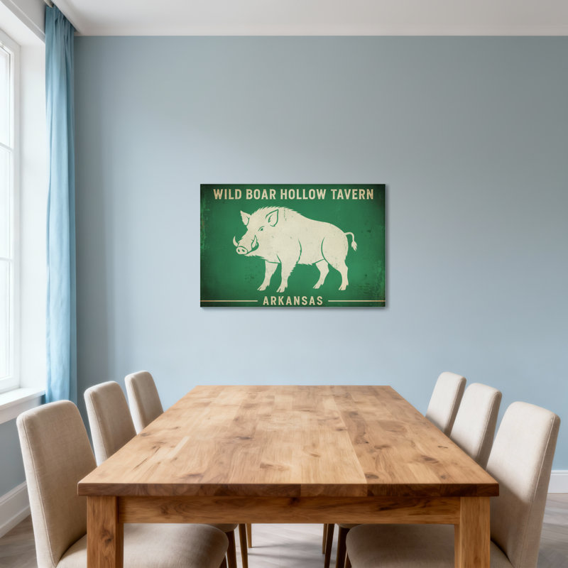 Animaux, sangliers, crosse, taverne, Arkansas, H 28 po x l 40 po