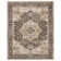 Machine Washable Brown Floral Area Rug