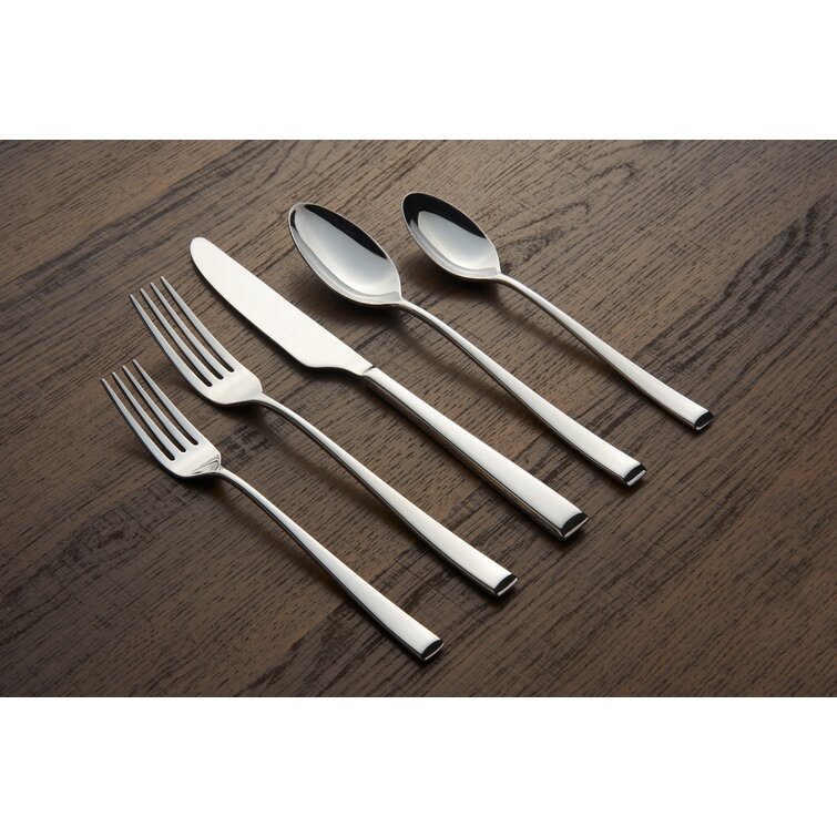 Cambridge Silversmiths Nero Hammered Titanium 12 Piece Cutlery Set with Block