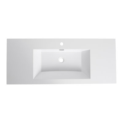 48" Bathroom  Resin Sink