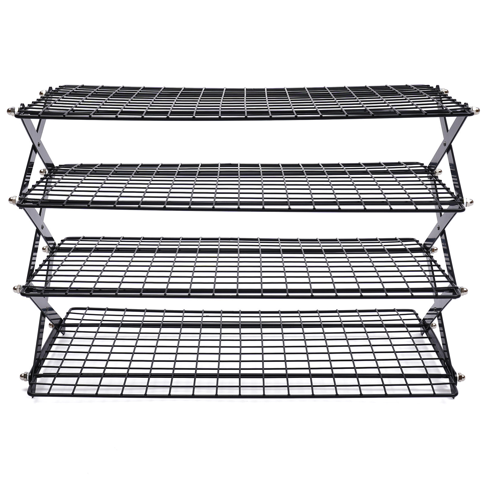 YYBUSHER 4 Tiers Foldable Baking Cooling Rack Grilling Drying Rack ...