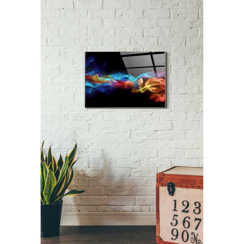 Wrought Studio™ 'Dynamic Haze' Acrylic Glass Wall Art, 16" H x 24" W x 0.12" D