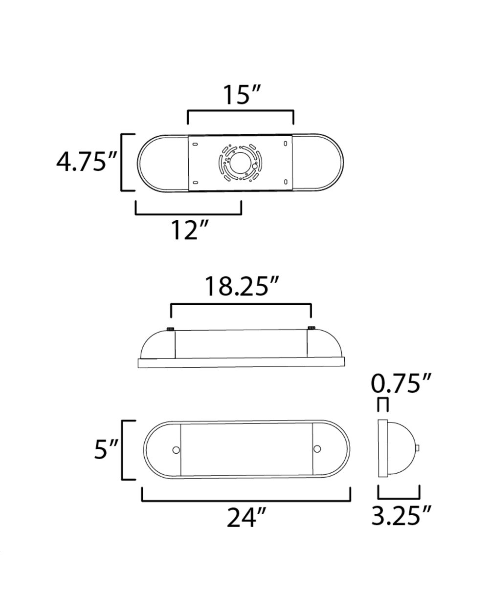 Zev Seeded Aluminum Outdoor Lantern Head