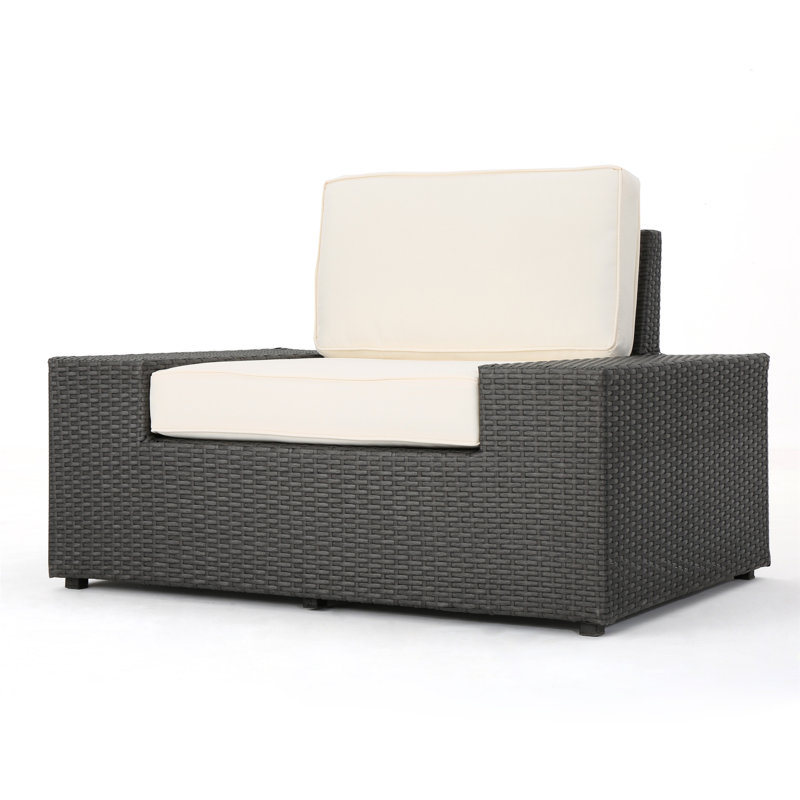 Fauteuil club avec cadre en fer et fauteuil d'extérieur