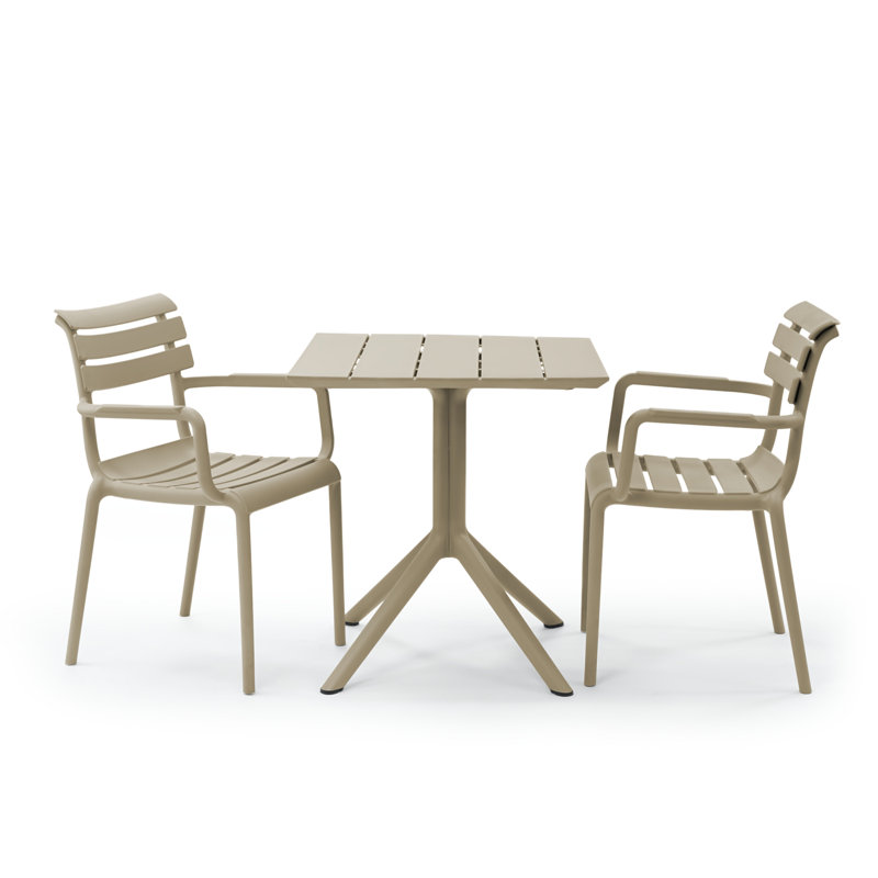 Centreville 2 Person Dining Set, Beige