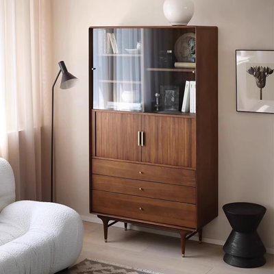 Modern minimalist design style bookcase