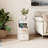Solid Wood Nightstand with Raised Edge Top, Sliding Shelf, Cable Cutout & Skirting Board Clearance-559546590-559707862