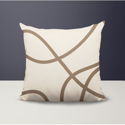 Vie Abstract Reversible Indoor/Outdoor Square Pillow