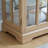 Antique Style Display Case With Adjustable Shelves And Storage Solution Charming Shelf Interior Enhancement Feature