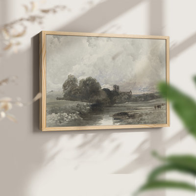 Paysages rétro-CECCXLII-impression encadrée - réaménageable
