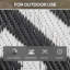 No Pattern And Not Solid Colour 152cm X 243cm Indoor / Outdoor Area Rug