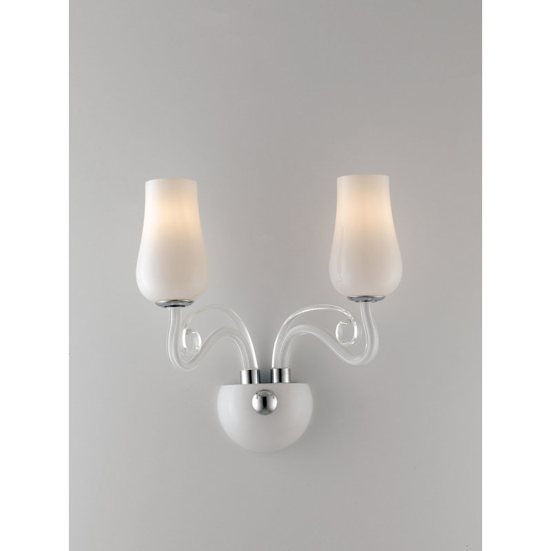 Pedro Glass Armed Sconce