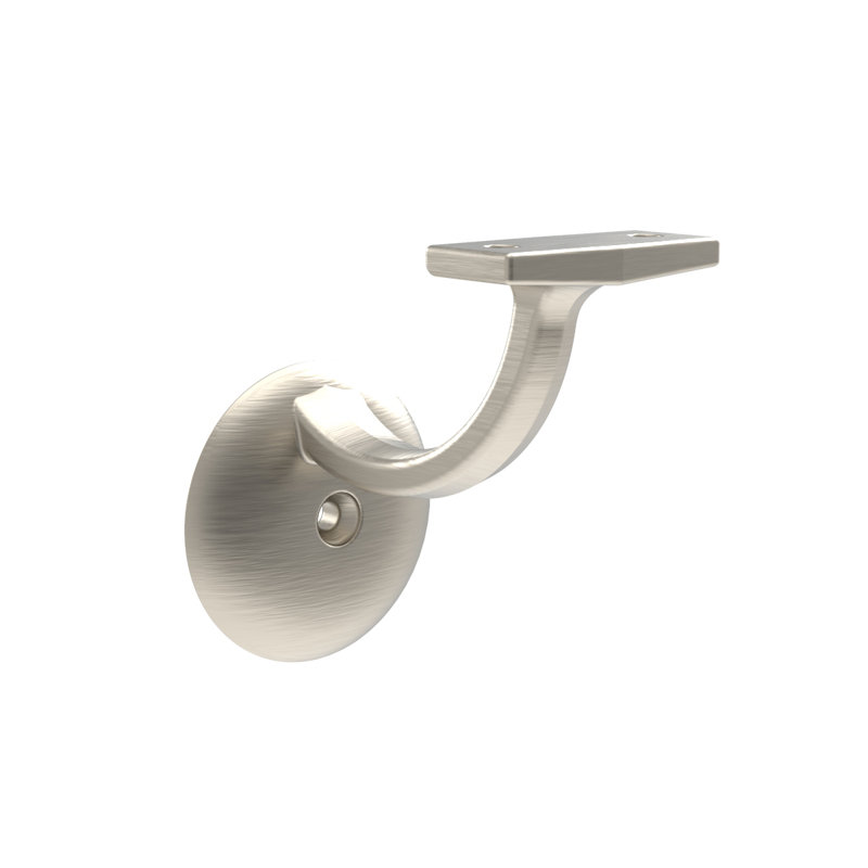 Handrail Bracket, Satin Nickel