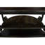 Splendide table avec plateau en verre et tablette en marbre avec plateau en verre, plateau imprimé, cadre en métal
