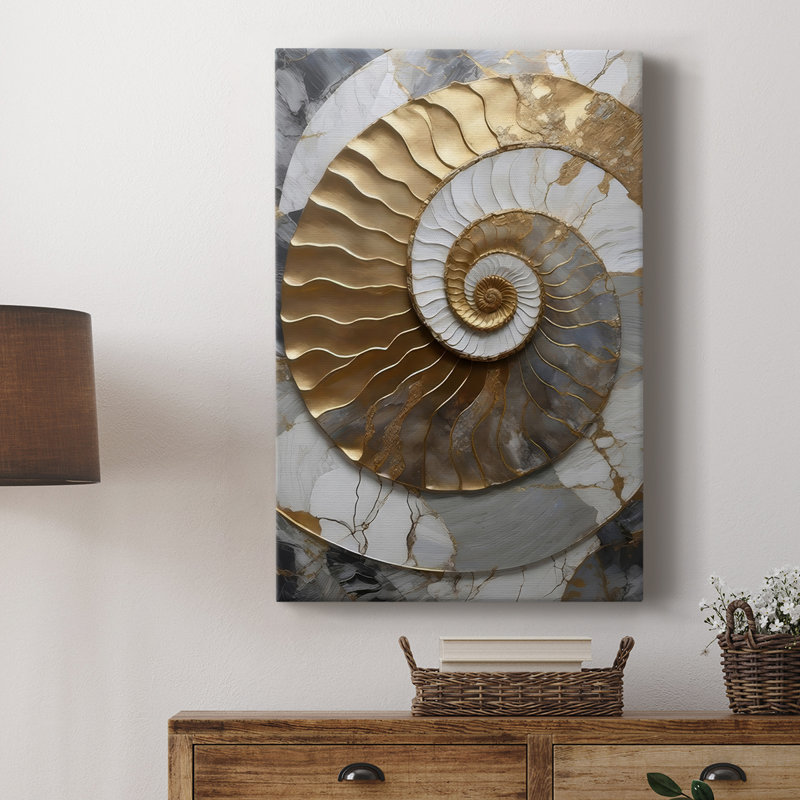 Plaster Dreams III -Galerie enveloppée Cavas, H 18 po x l 12 po