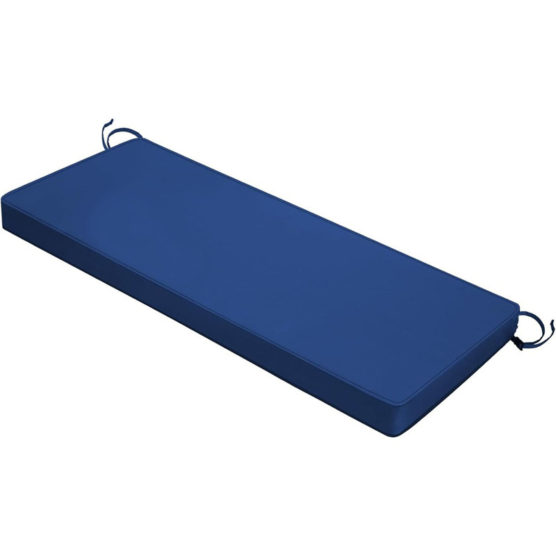 Outdoor Bench Cushion 48 X 18 X 3 Inch With Ties, Thick Waterpro...