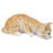 Cat Looking Over Ledge Tabby Statue
