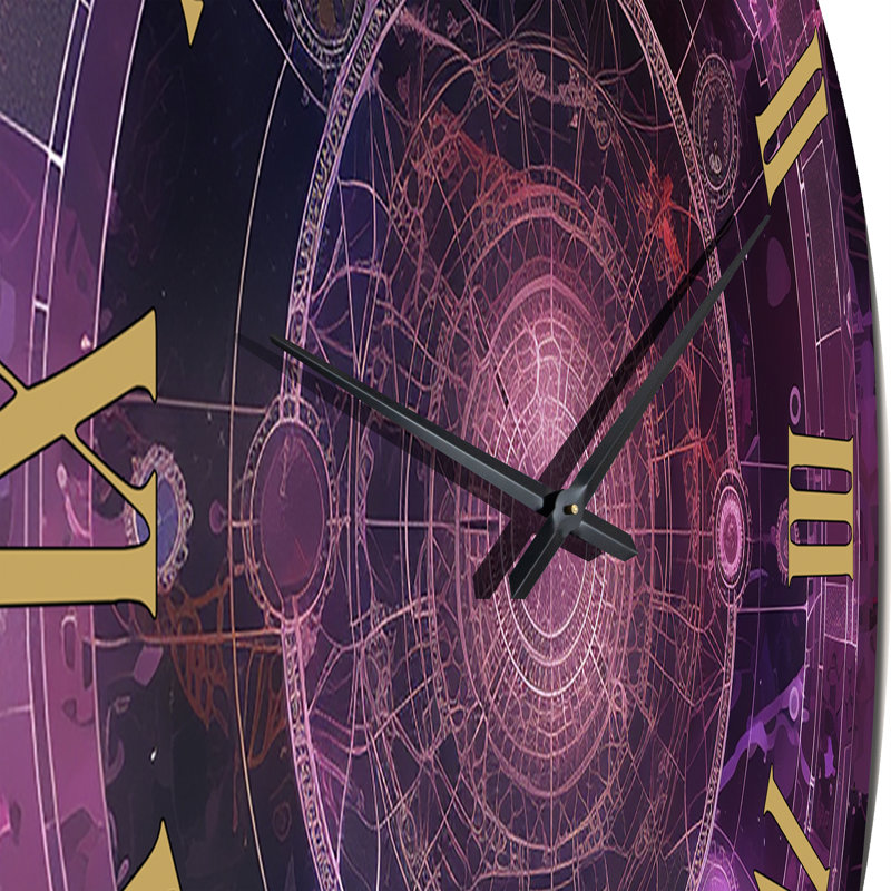 Horloge murale en métal Troisième œil Chakra, Petit