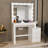 Aurora Dressing Lighted Vanity with Mirror