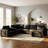 5‑Seat Modular Sectional Sofa Couch, 134" U‑Shape Couch, Large Family Sofa With Chaise Lounge, Deep Seat Comfort, Built‑In Cup Holders, Storage Drawer And Pillows For Living Room-2146622054