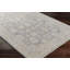 Tapis oriental en polyester tissé à la machine bleu ardoise / gris Don-425873976