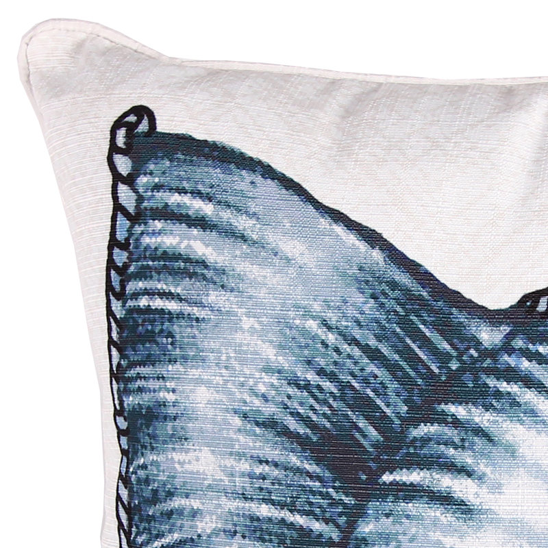 18" x 18" Indoor Throw Pillow, Nautilus Shell