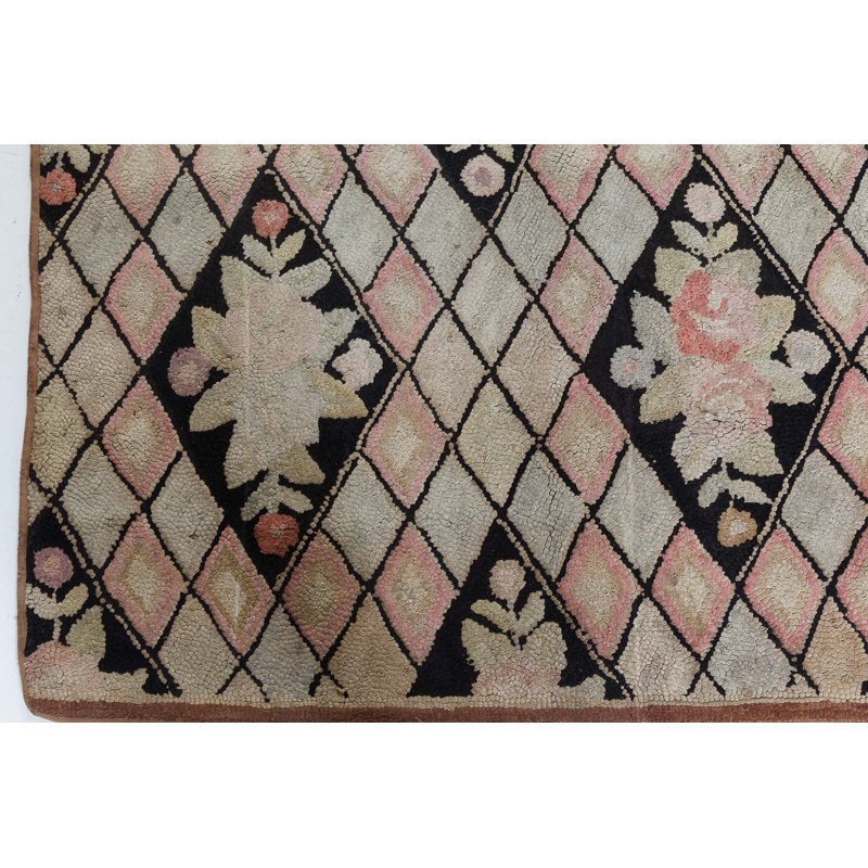 Vintage One-of-a-Kind Rectangle 5'10" X 9' Area Rug
