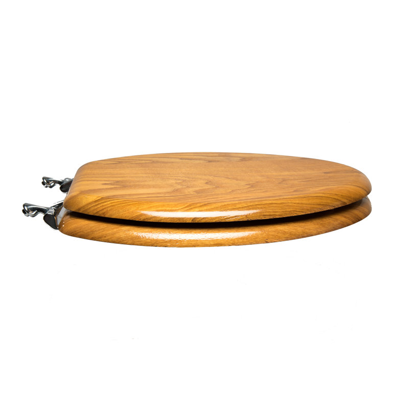 Elongated Toilet Seat and Lid, Silver