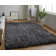 Tapis noir touffeté à la main Elsmere
