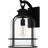 Abrum 1-Light Earth Black Outdoor Wall Lantern-600927751