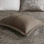 Ensemble de couvre-lit 5 pièces en jacquard avec coussins décoratifs bleu / brun très grand-117515516-117515519