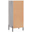 Maali 90cm H x 34.5cm W Standard Bookcase-648753479