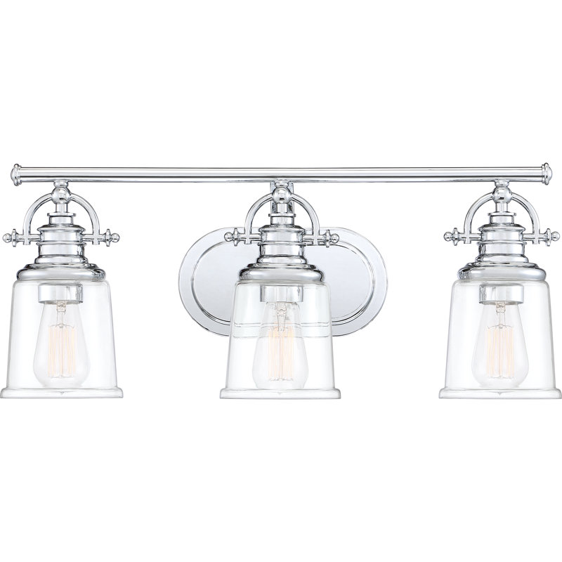 Chelles Grant 3-Light Polished Chrome Vanity Light