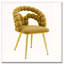 Chaises de salle à manger en velours-922864936
