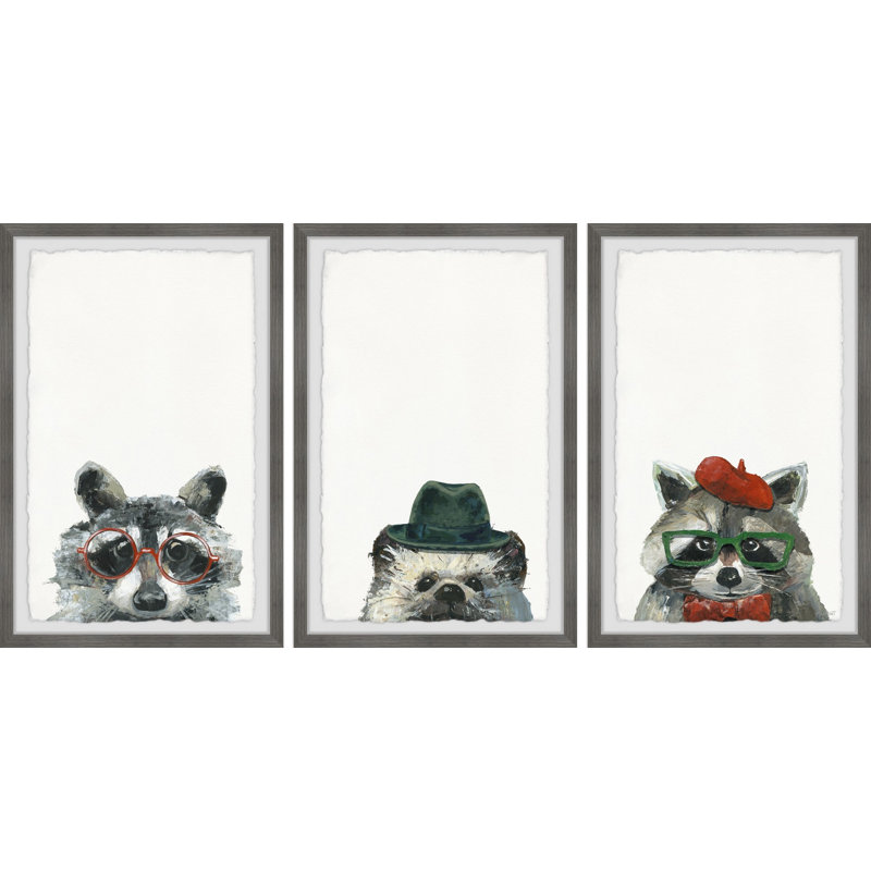 Art encadré, ensemble 3 pièces Georgetta, H 18 po x l 12 po x P 1,5 po