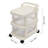 2-Layer Drawer Storage Cart