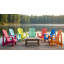 Chaise Adirondack Weathercraft Classic, bois massif de pin traité sous pression avec dossier incurvé et siège profilé, 15 options de finition Sherwin-Williams, fabriquée aux États-Unis-1538632574