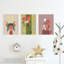 Kids Bedroom Nursery Cute Woodland Creatures Squirrel Deer Pastel Colour 3 Piece Wall Art-88622328