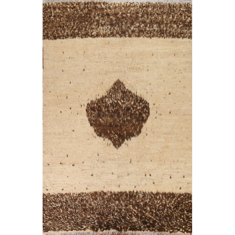 Tapis oriental en laine marocain en laine noué à la main 7 x 10