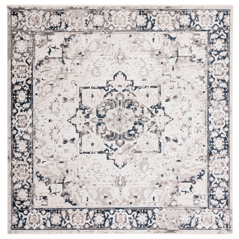 Mayflower Performance Oriental Rug, Square 6'7"