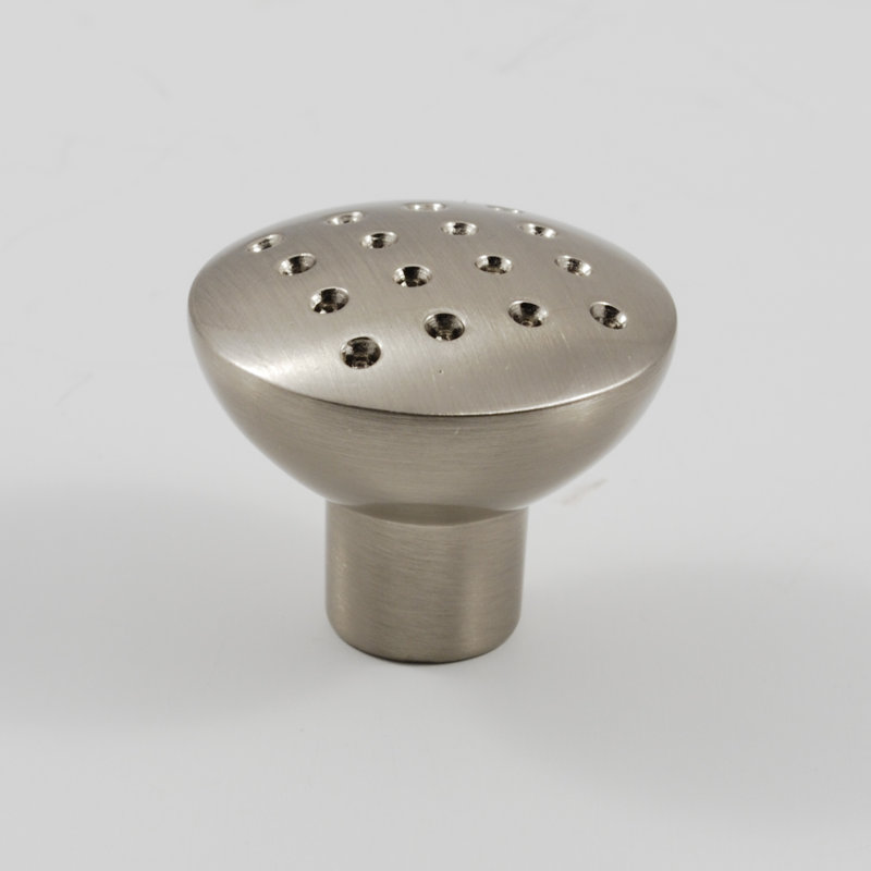 Poignée champignon 1 1/16 po de diamètre, Nickel satiné, 1 1/16"