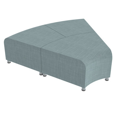 Pro Series Rustic Connect Edged Ripplet Backless Seating, 3-Piece Set