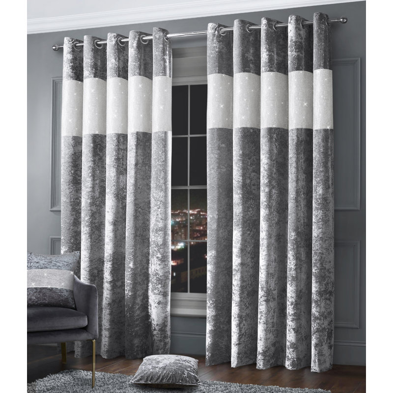 Abiegail Curtain, 117cm Width x 137cm Drop