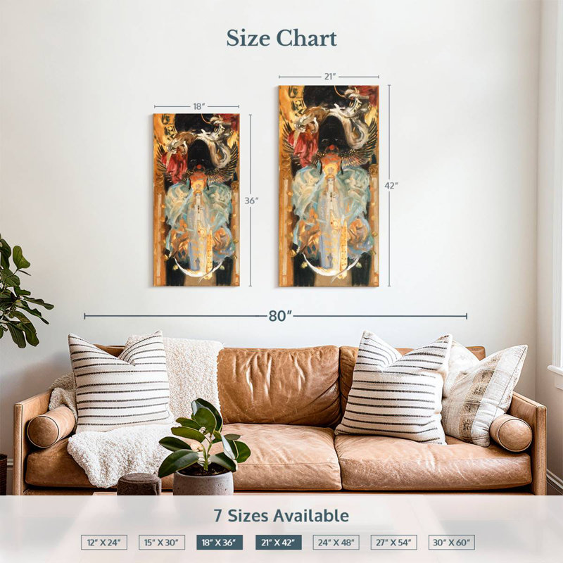 Astarte 1890-1895, H 36 po x l 18 po