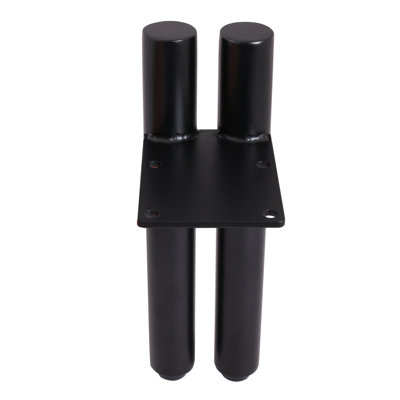 Alboran 4pcs X 8'' Black Metal Furniture Legs, Modern Straight Style Coffee Table Sofa Legs,kitchen Table Leg, Bathroom Cabinet Leg, Diy Leg