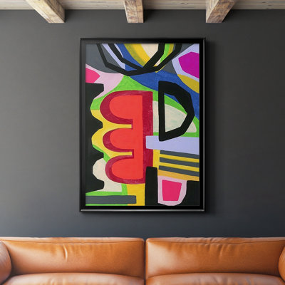 «Bold Shape Shift I», reproduction encadrée de qualité supérieure - prête à être accrochée